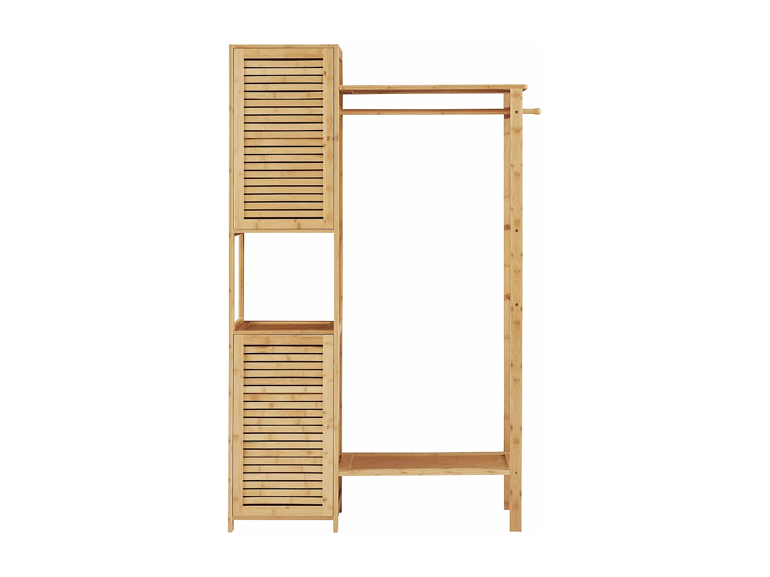 Perchero de bambú 164 x 99 x 29 cm natural 03_0008141