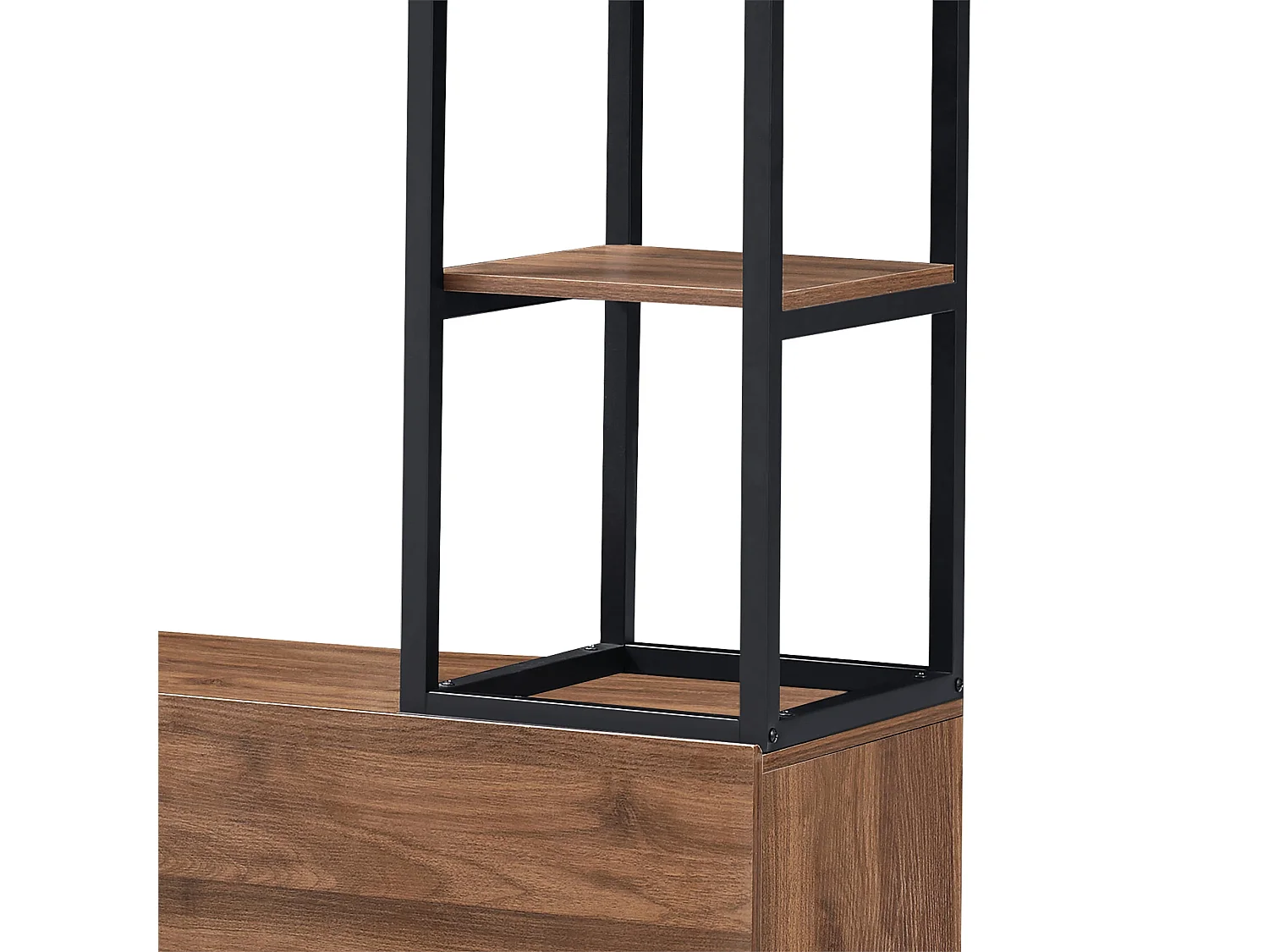 Portant à vêtements métal métal marron 120 x 40 x 180 cm 03_0008130