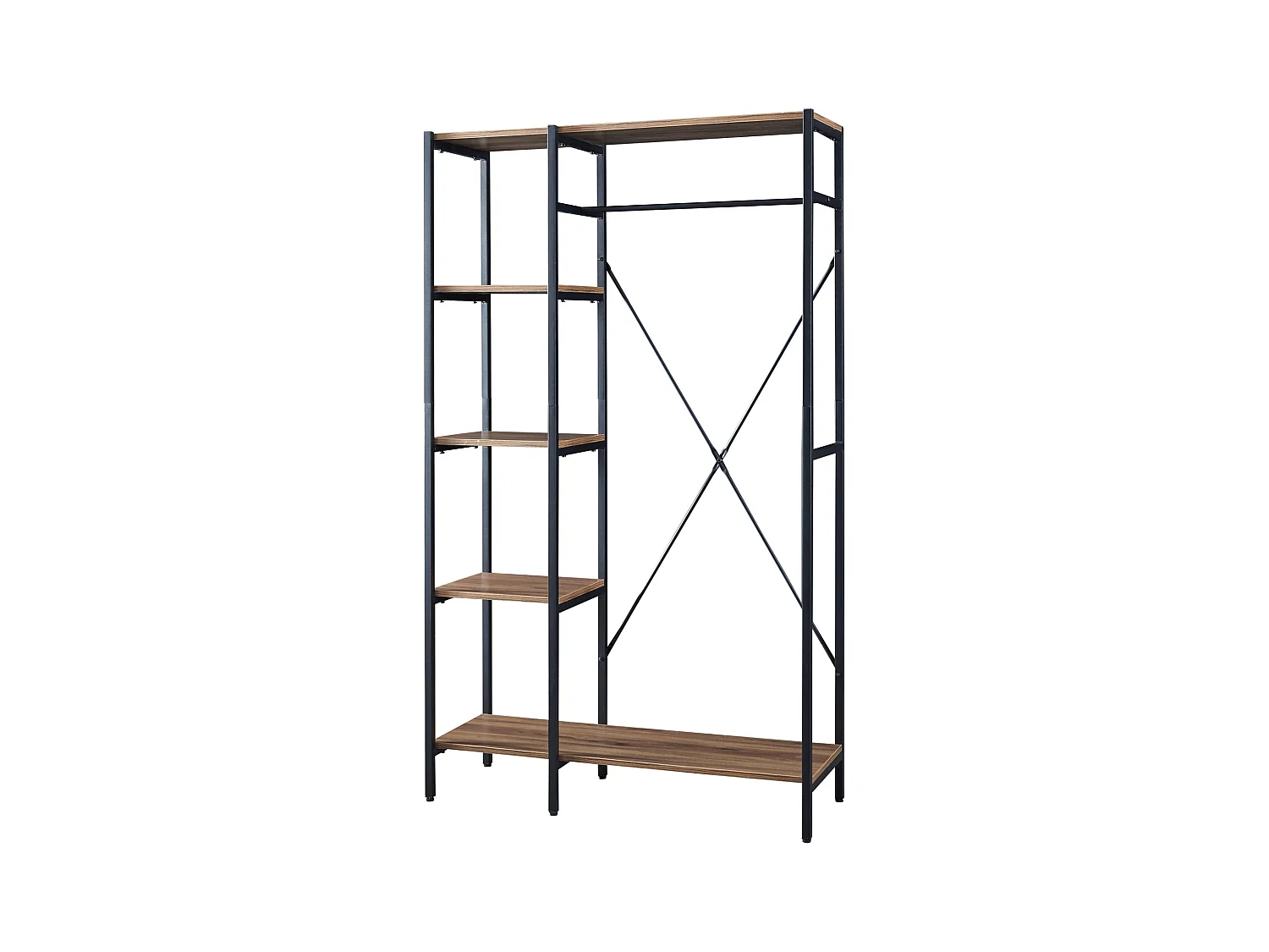 hvidovre appendiabiti 170 x 100 x 35 cm effetto legno nero 03_0008135