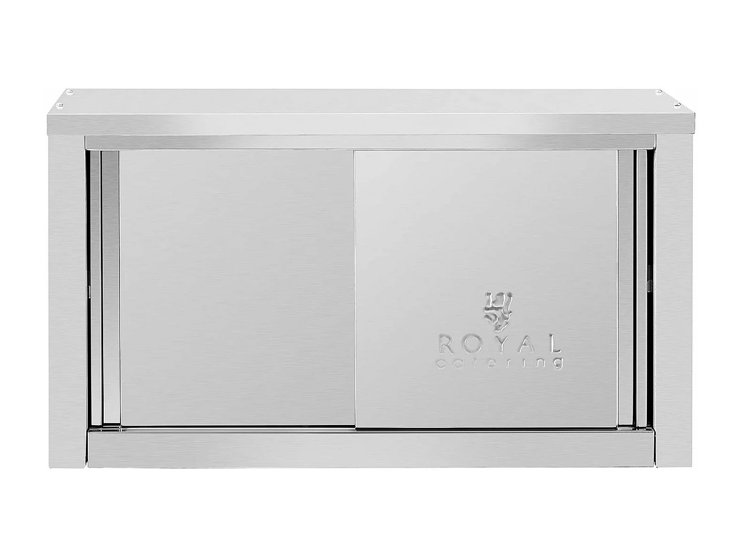 Armoire murale en acier argenté 90 x 40 x 50 cm 14_0005002