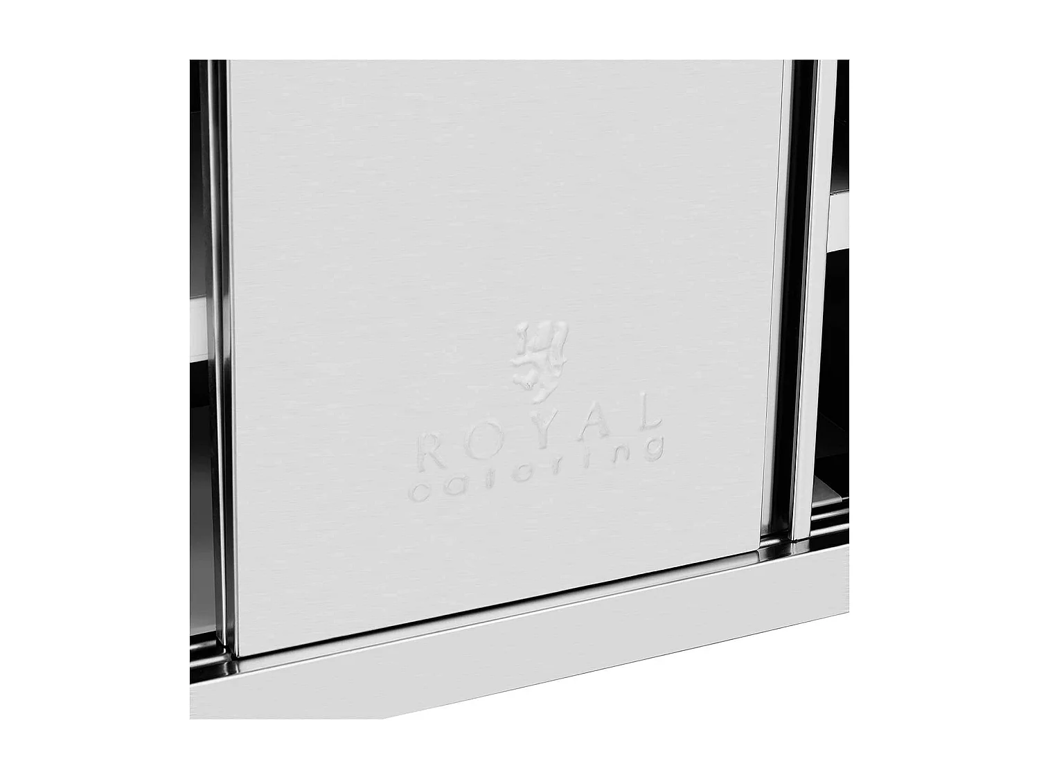 Armoire murale en acier argenté 90 x 40 x 50 cm 14_0005002