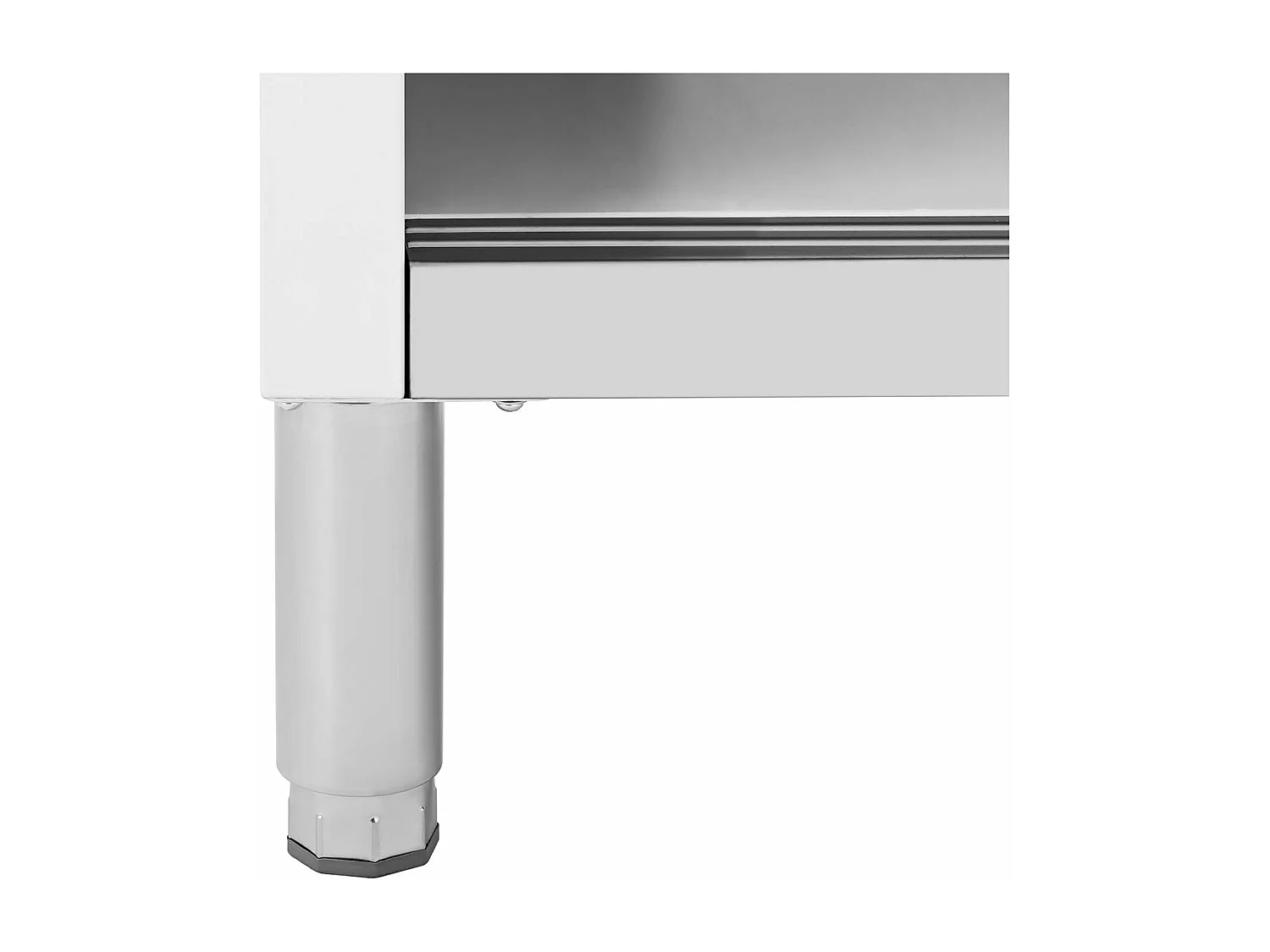 Armadio basso in acciaio inox armadio da lavoro in acciaio inox 120 x 50 cm capacità 330 kg 14_0005009