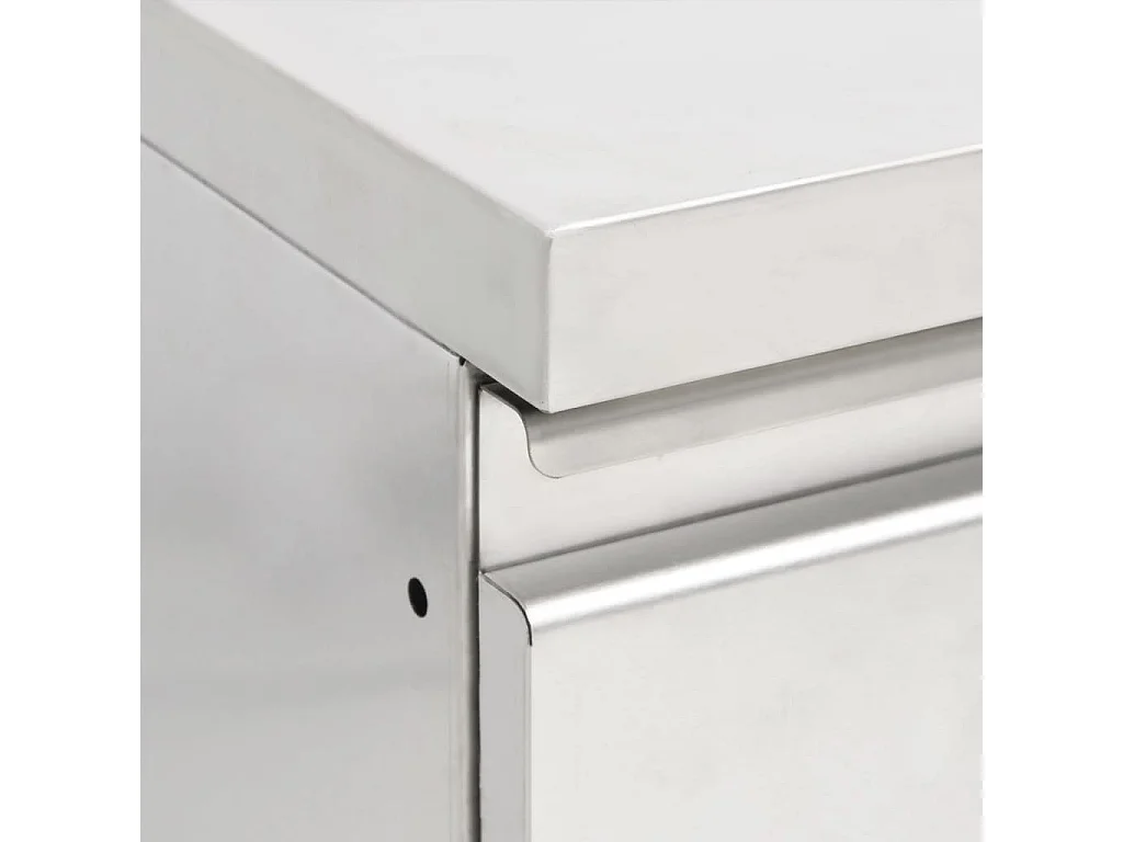 Lot de 2 armoires argenté 50 x 60 x 95 cm 02_0000005