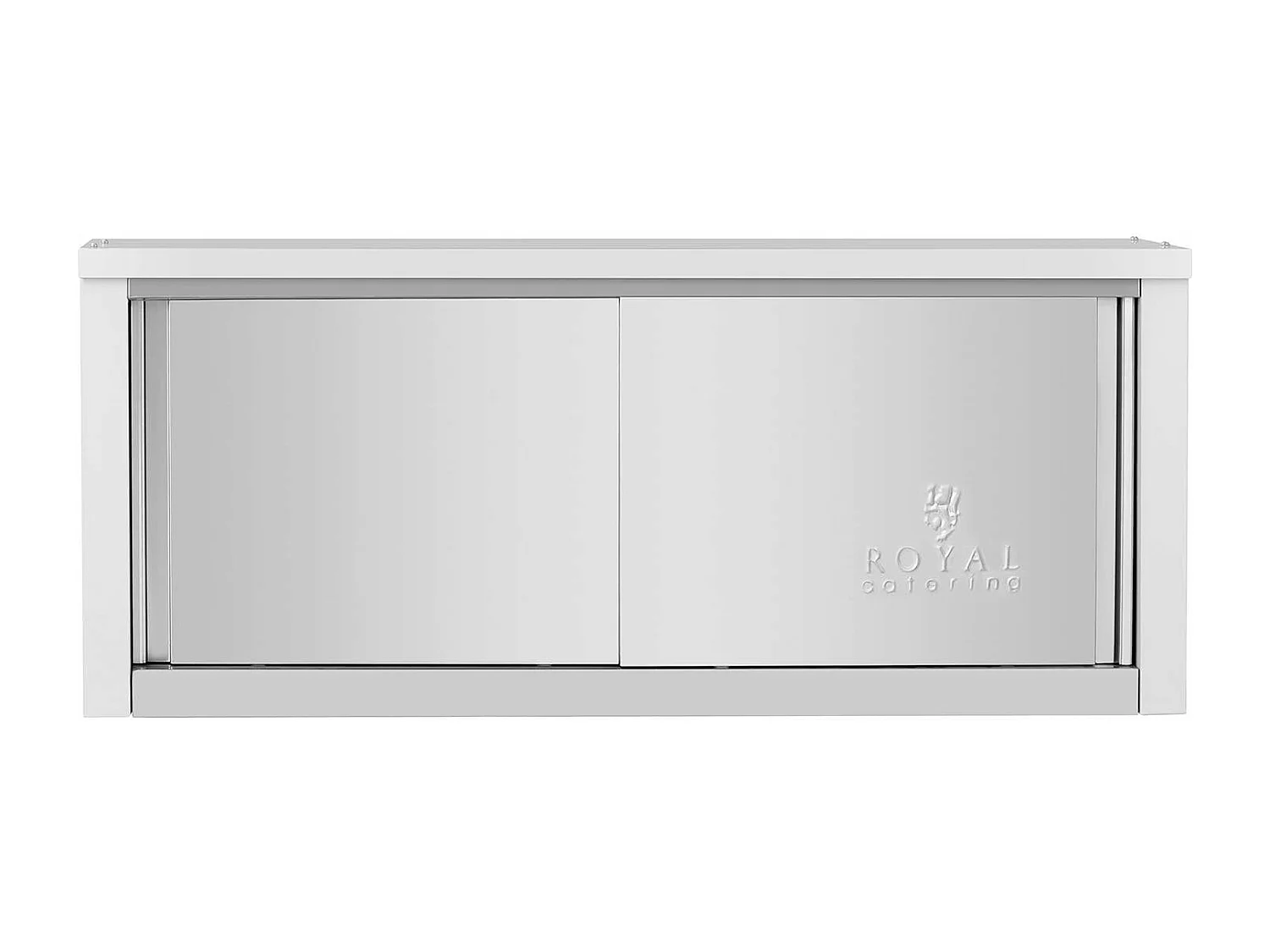 Pensile in acciaio inox pensile in acciaio inox con ante scorrevoli pensile da cucina pensile in acciaio inox 1200 x 400 x 500 mm portata 65 kg 14_0005006