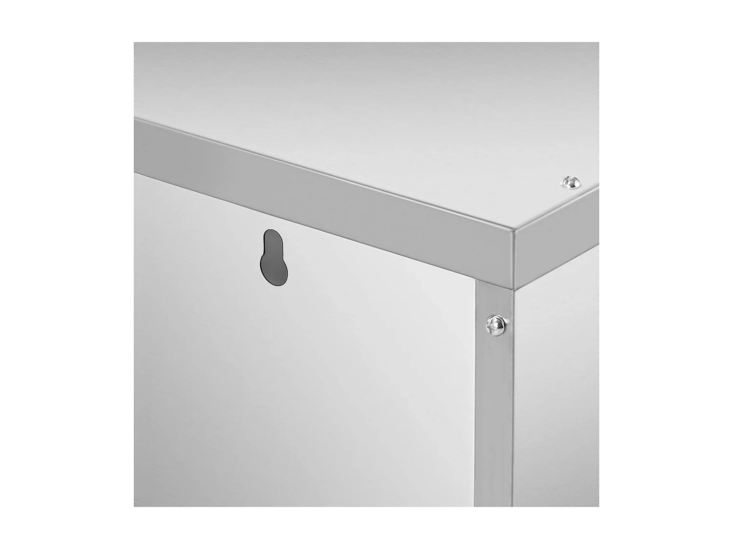 Pensile in acciaio inox pensile in acciaio inox con ante scorrevoli pensile da cucina pensile in acciaio inox 1200 x 400 x 500 mm portata 65 kg 14_0005006