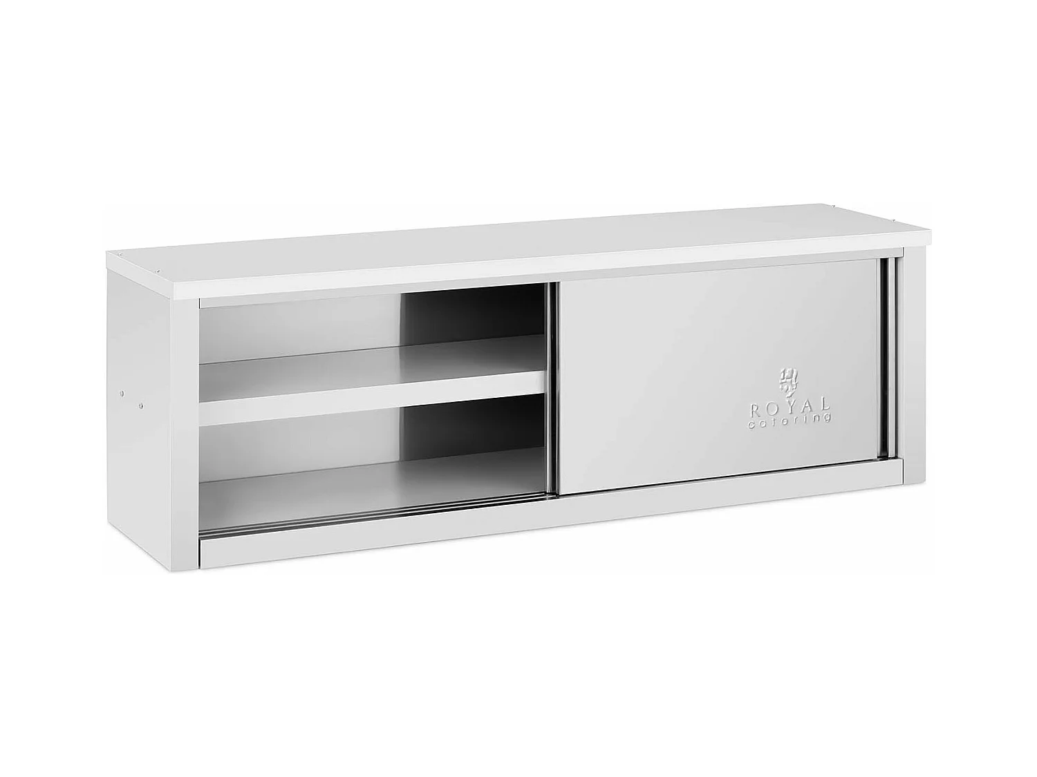 Pensile in acciaio inox pensile in acciaio inox con ante scorrevoli pensile da cucina pensile in acciaio inox 1500 x 400 x 500 mm portata 75 kg 14_0005004