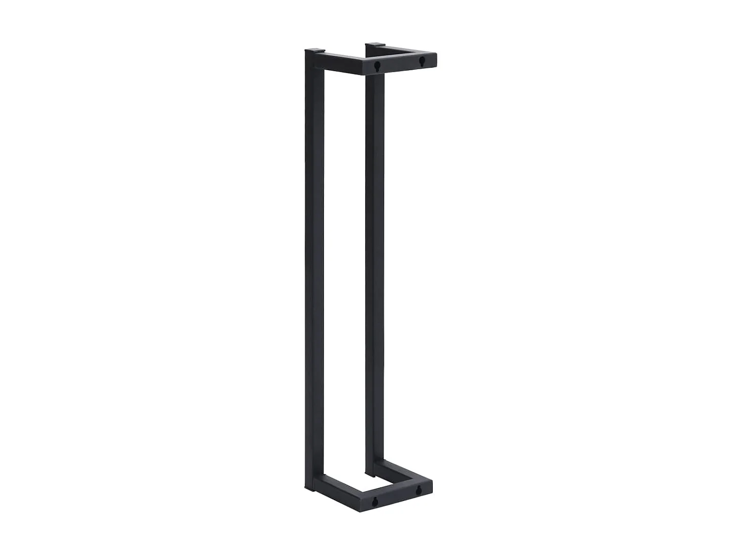 Porte-serviette 12,5 x 12,5 noire 12.5 x 12.5 x 60 cm 02_0005458