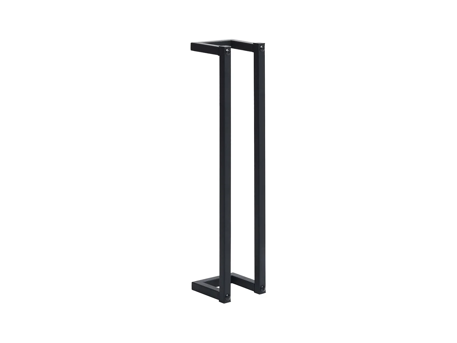 Porte-serviette 12,5 x 12,5 noire 12.5 x 12.5 x 60 cm 02_0005458