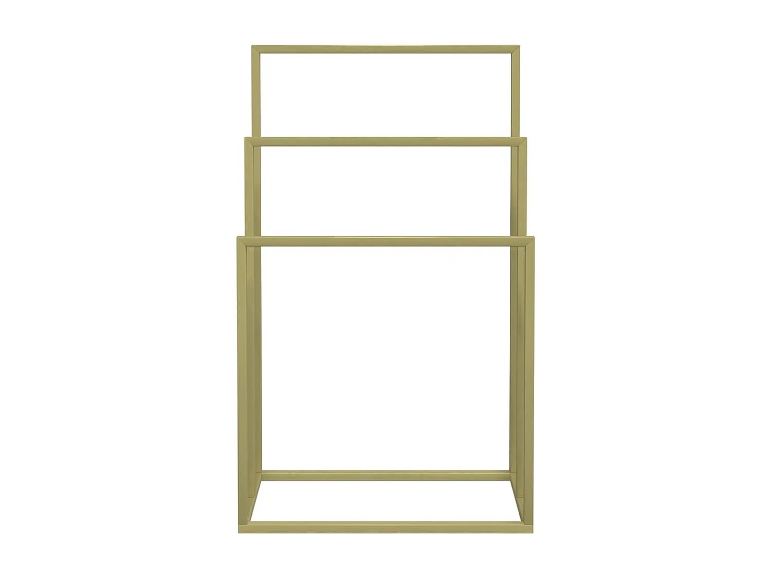 Porte-serviettes sur pied doré 48 x 24 x 79 cm 02_0005528