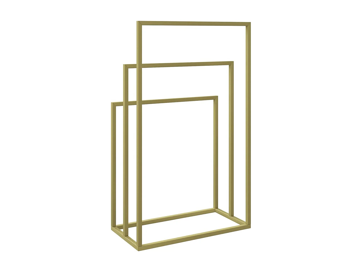 Porte-serviettes sur pied doré 48 x 24 x 79 cm 02_0005528
