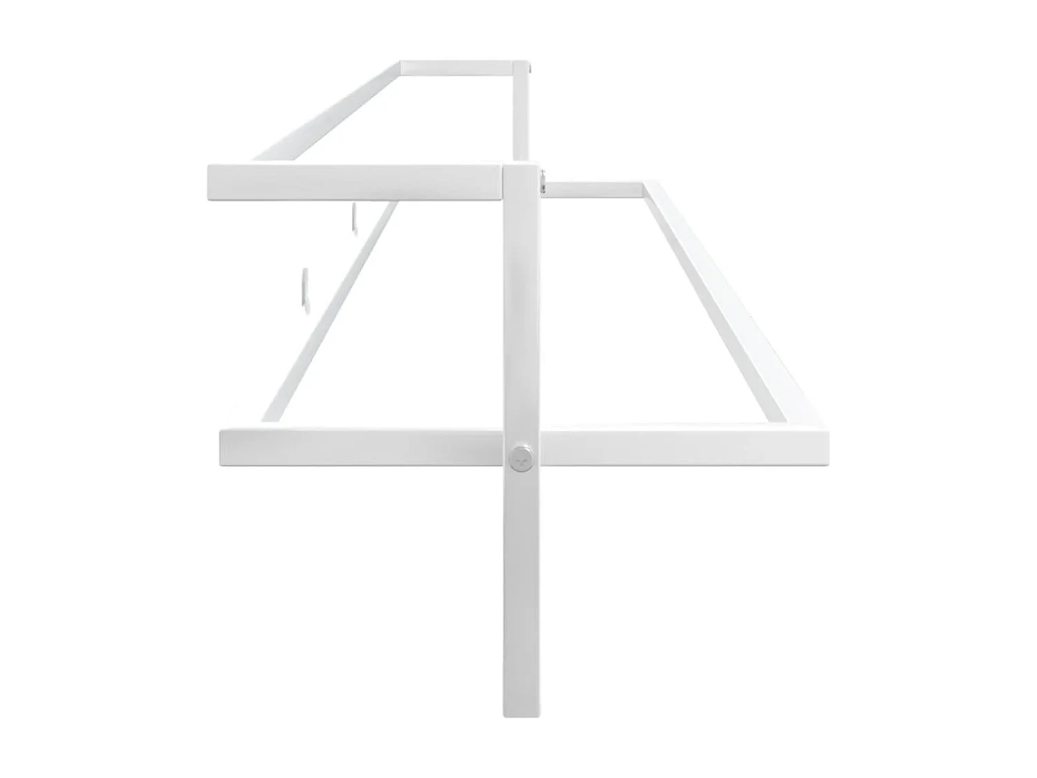 Porte-serviettes 95 x 25 blanche 95 x 25 x 22 cm 02_0005482