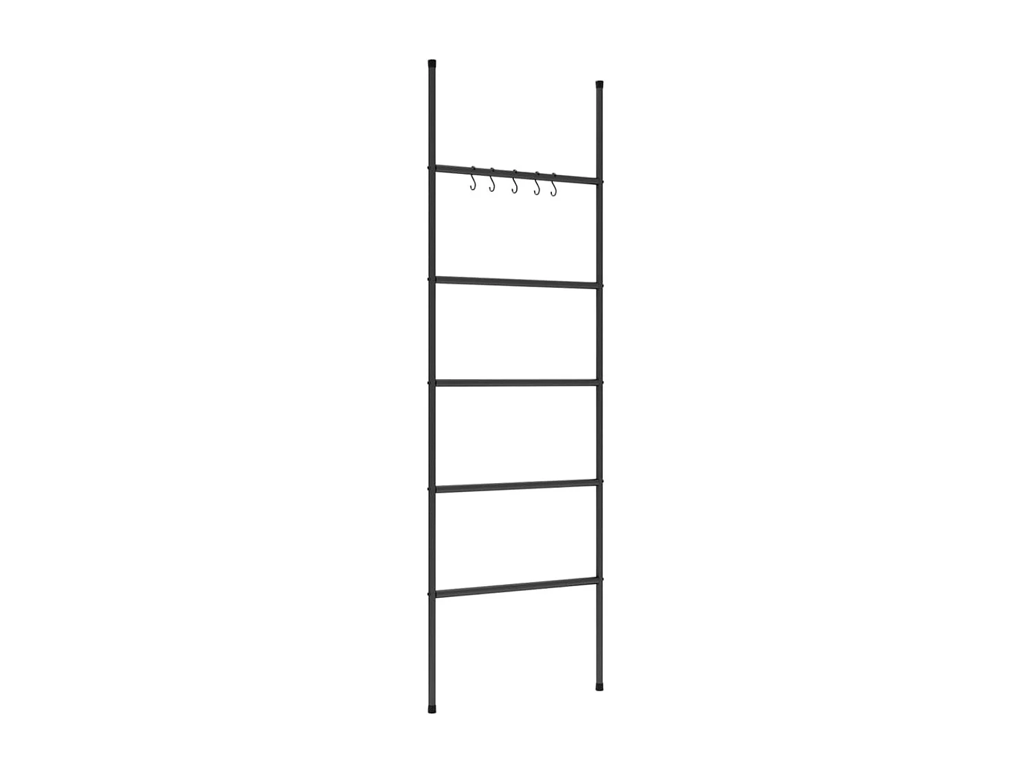 Escalera toallero con 5 niveles 58 x 175 cm hierro negro 02_0005484