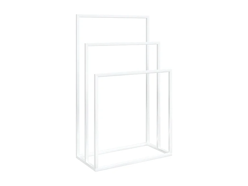 Porte-serviettes sur pied 48 blanche 48 x 24 x 79 cm 02_0005490