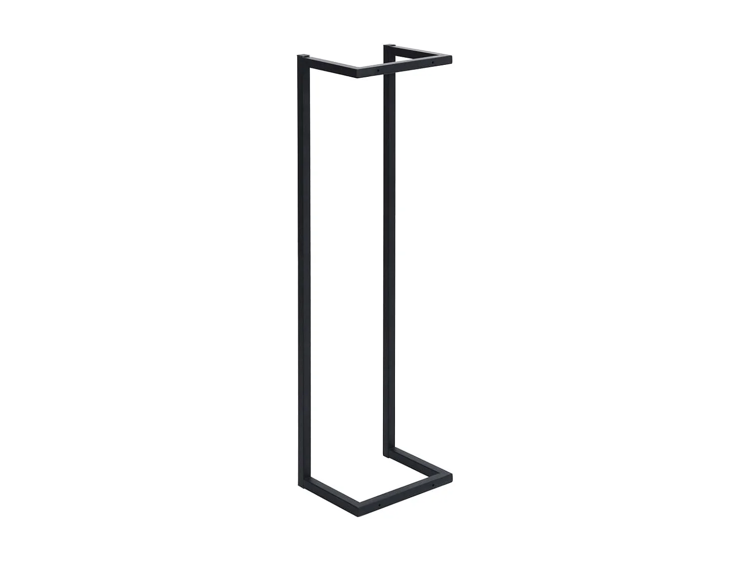 Porta asciugamani 25 x 20 x 95 cm ferro nero 02_0005506
