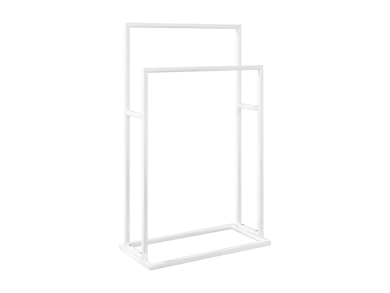 Porte-serviettes sur pied 48 blanche 48 x 24 x 78.5 cm 02_0005457