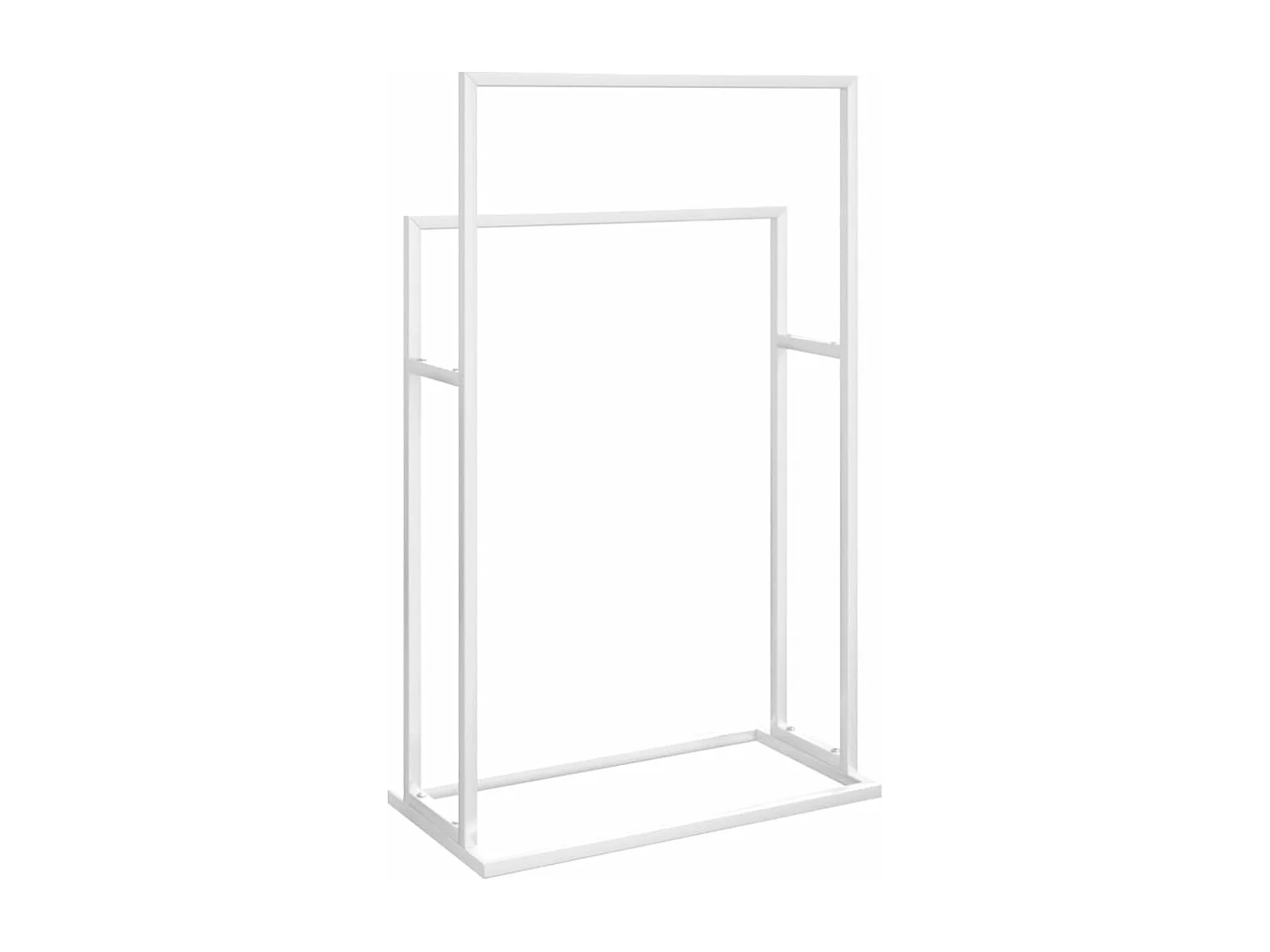 Porte-serviettes sur pied 48 blanche 48 x 24 x 78.5 cm 02_0005457