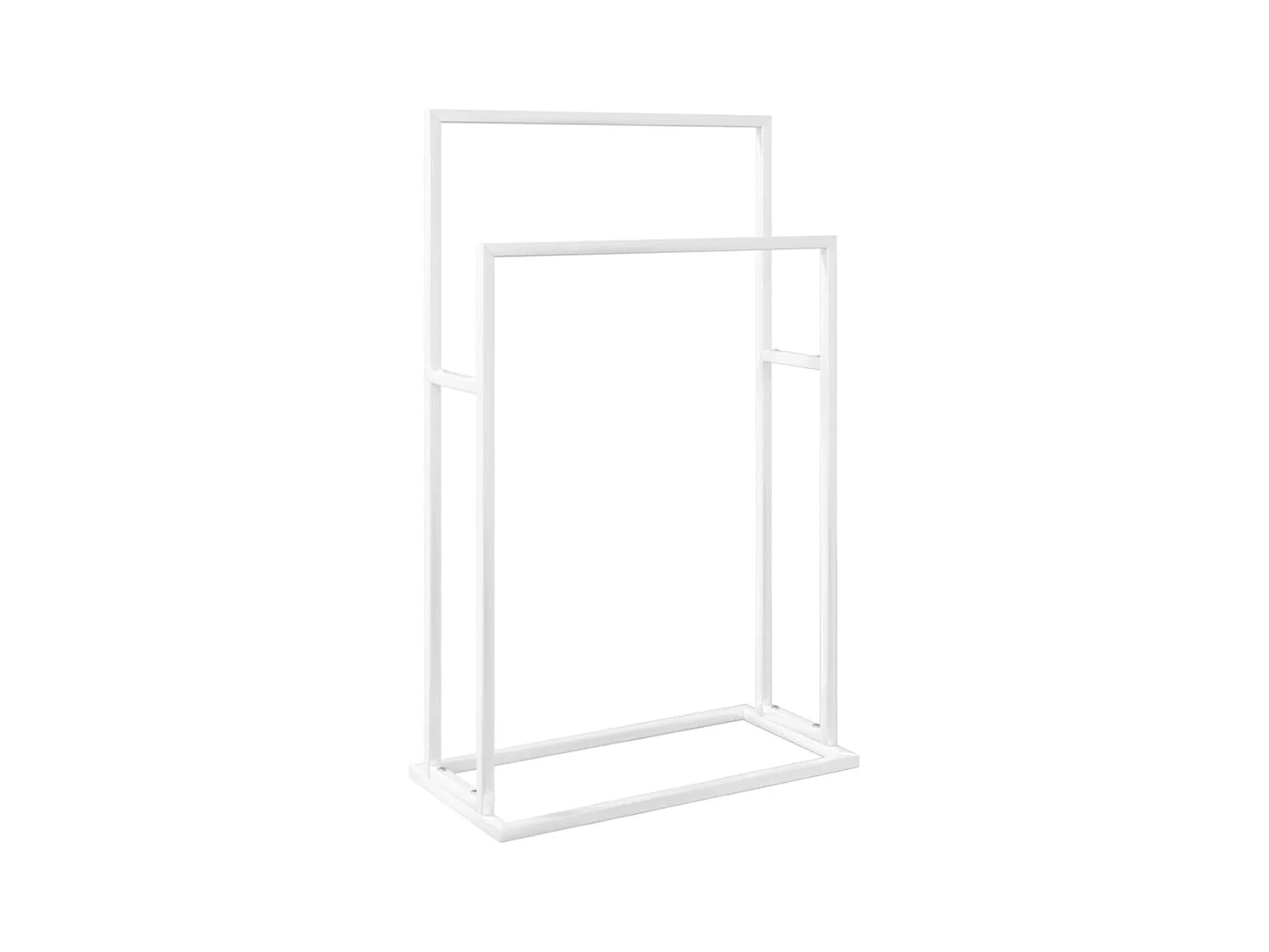 Porte-serviettes sur pied 48 blanche 48 x 24 x 78.5 cm 02_0005457