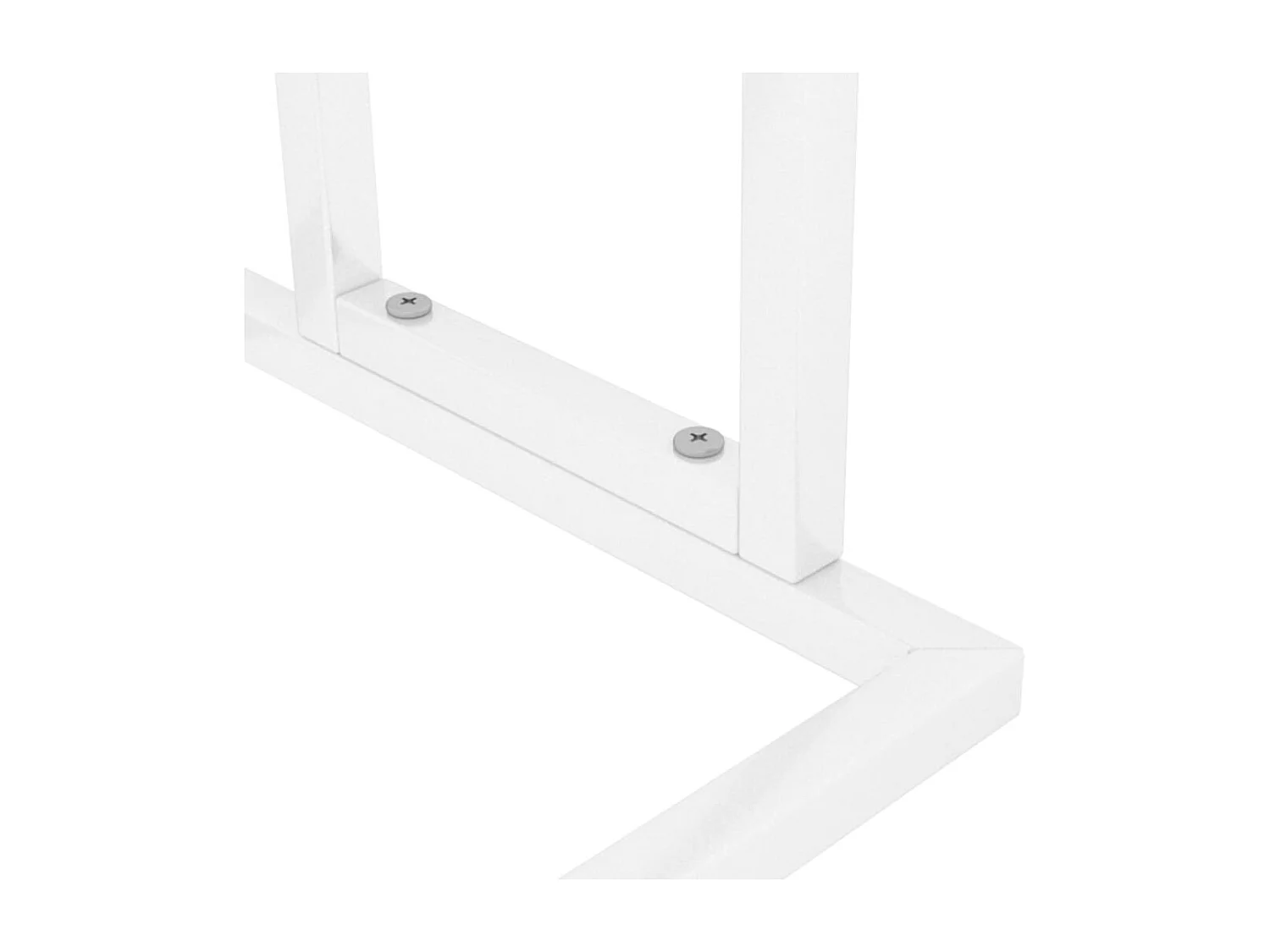 Porta asciugamani da terra 48 x 24 x 78,5 cm ferro bianco 02_0005457