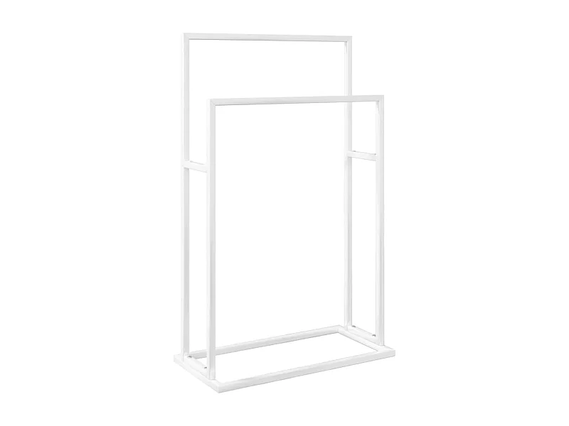 Porte-serviettes sur pied 48 blanche 48 x 24 x 78.5 cm 02_0005457