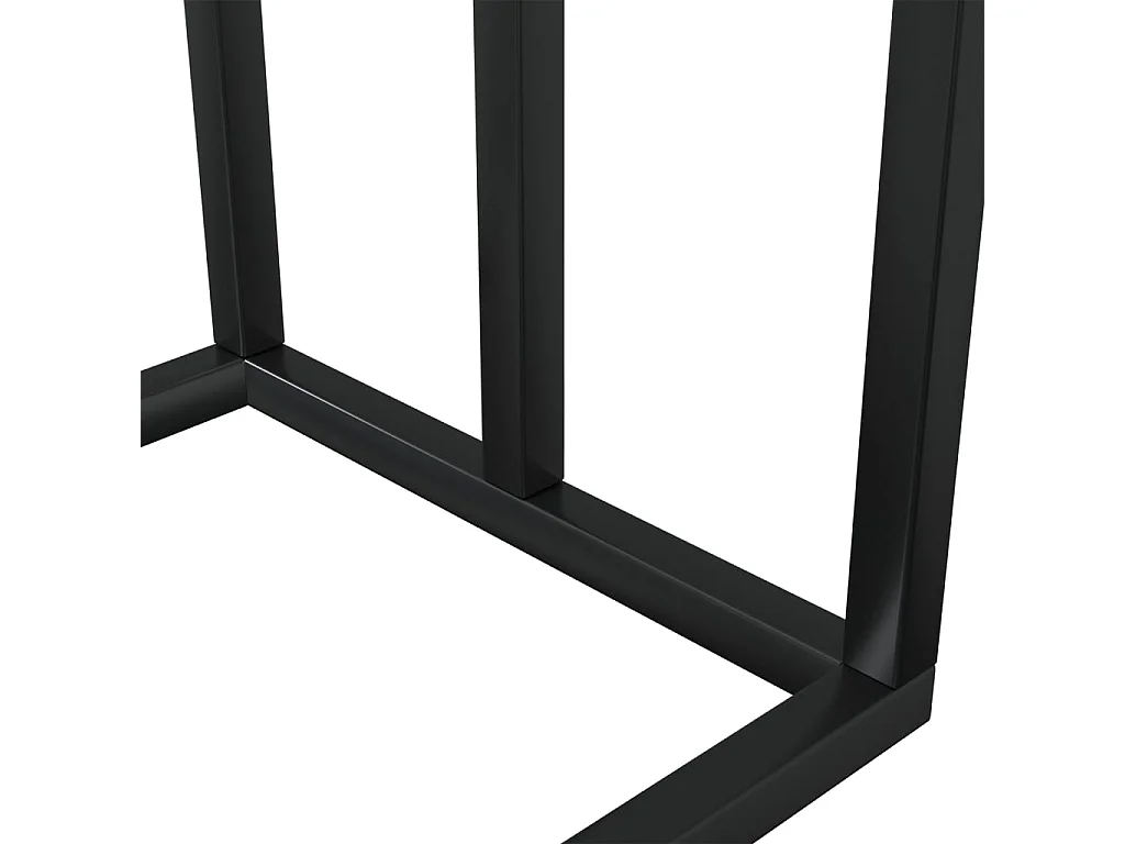 Porte-serviettes sur pied 48 noire 48 x 24 x 79 cm 02_0005532