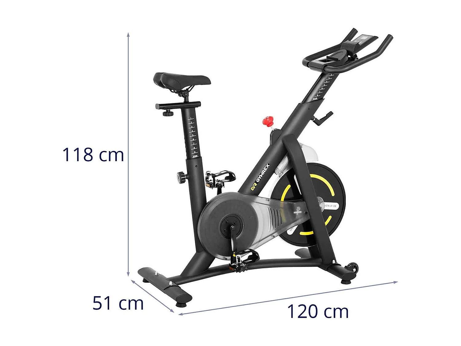 Indoor bike - volano 13 kg - LCD fitness bodybuilding sport 14_0007911