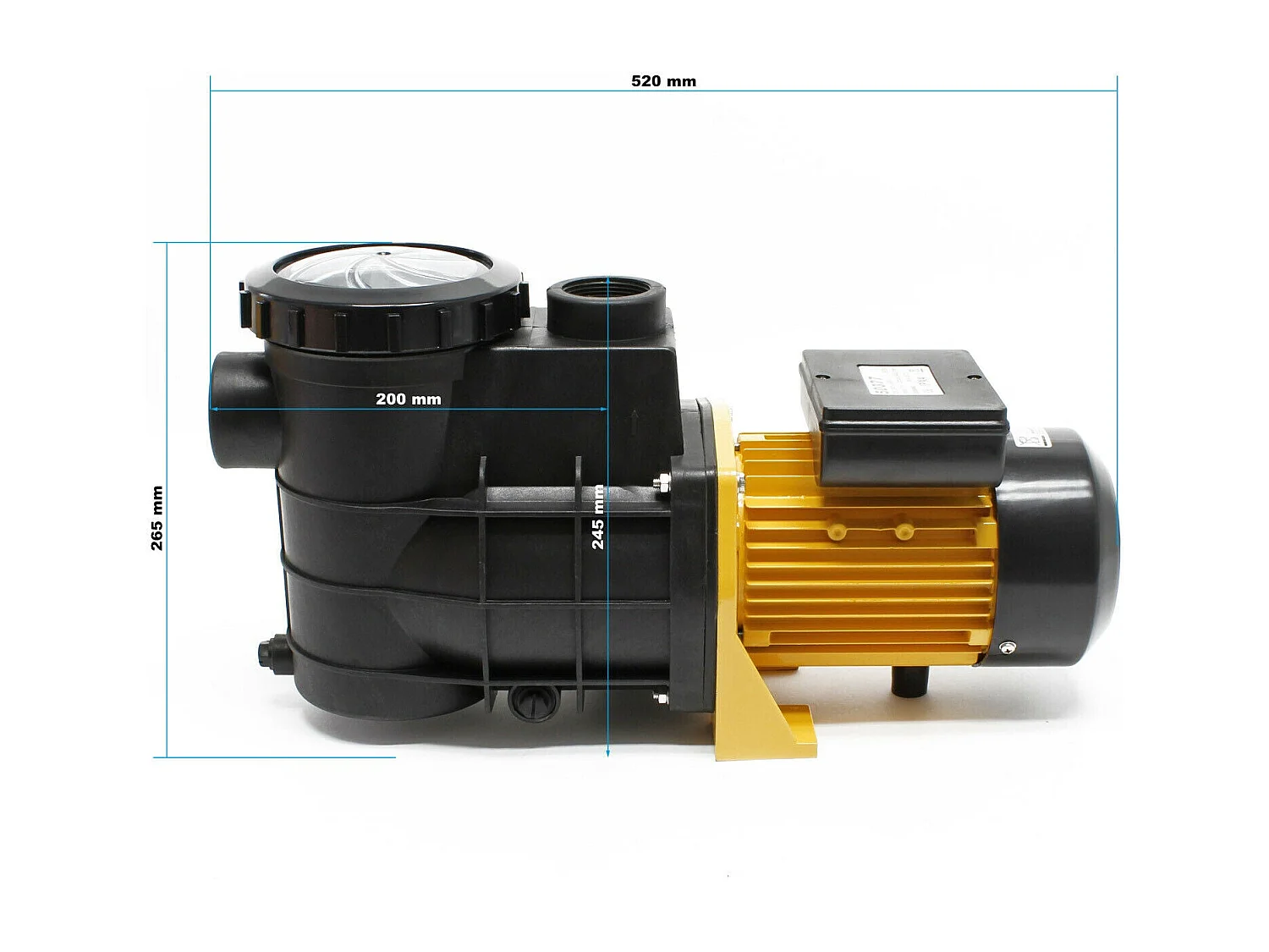 Bomba para piscina 14500l/h 750 watts bomba de filtragem e circulação de água 16_0001463