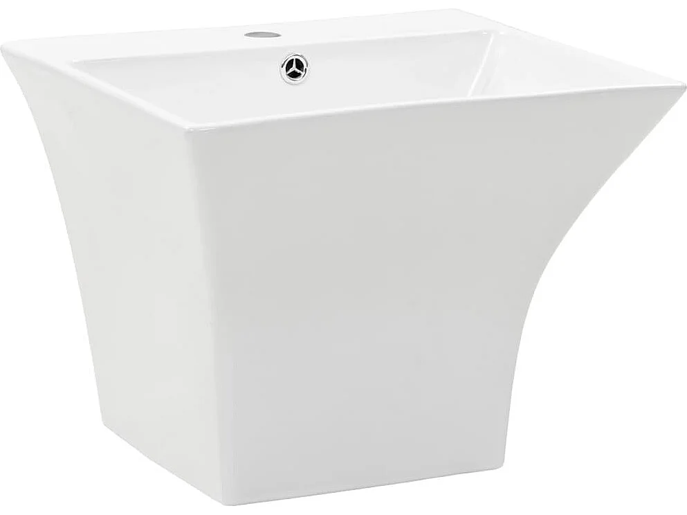 Lavabo mural céramique blanc blanche 50 x 45 x 41 cm 02_0002577