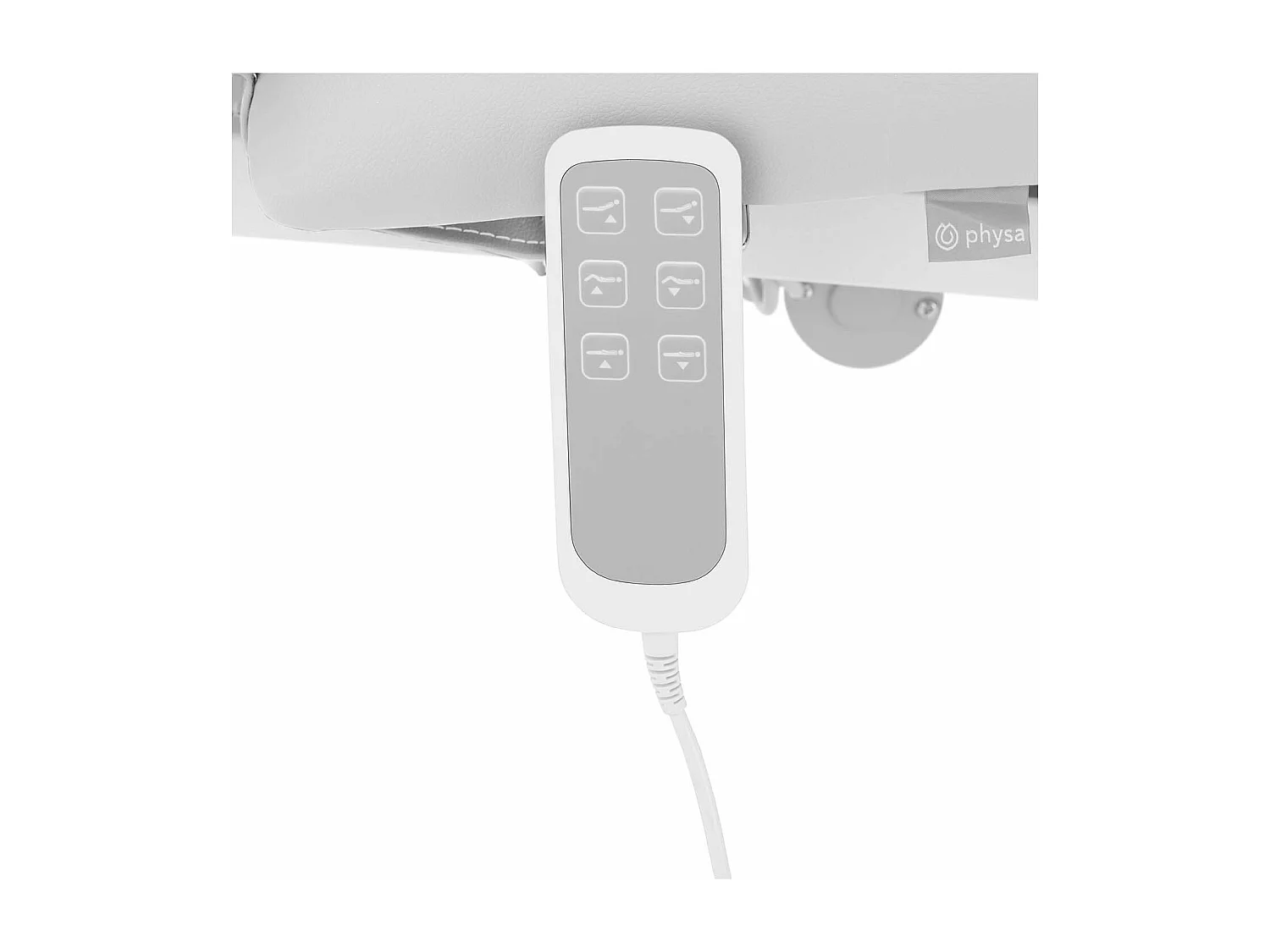 Table de massage professionnelle blanche 187 x 67.5 x 138 cm 14_0007753