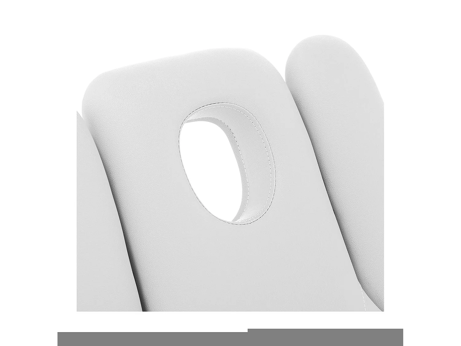 Table de massage professionnelle blanche 187 x 67.5 x 138 cm 14_0007753