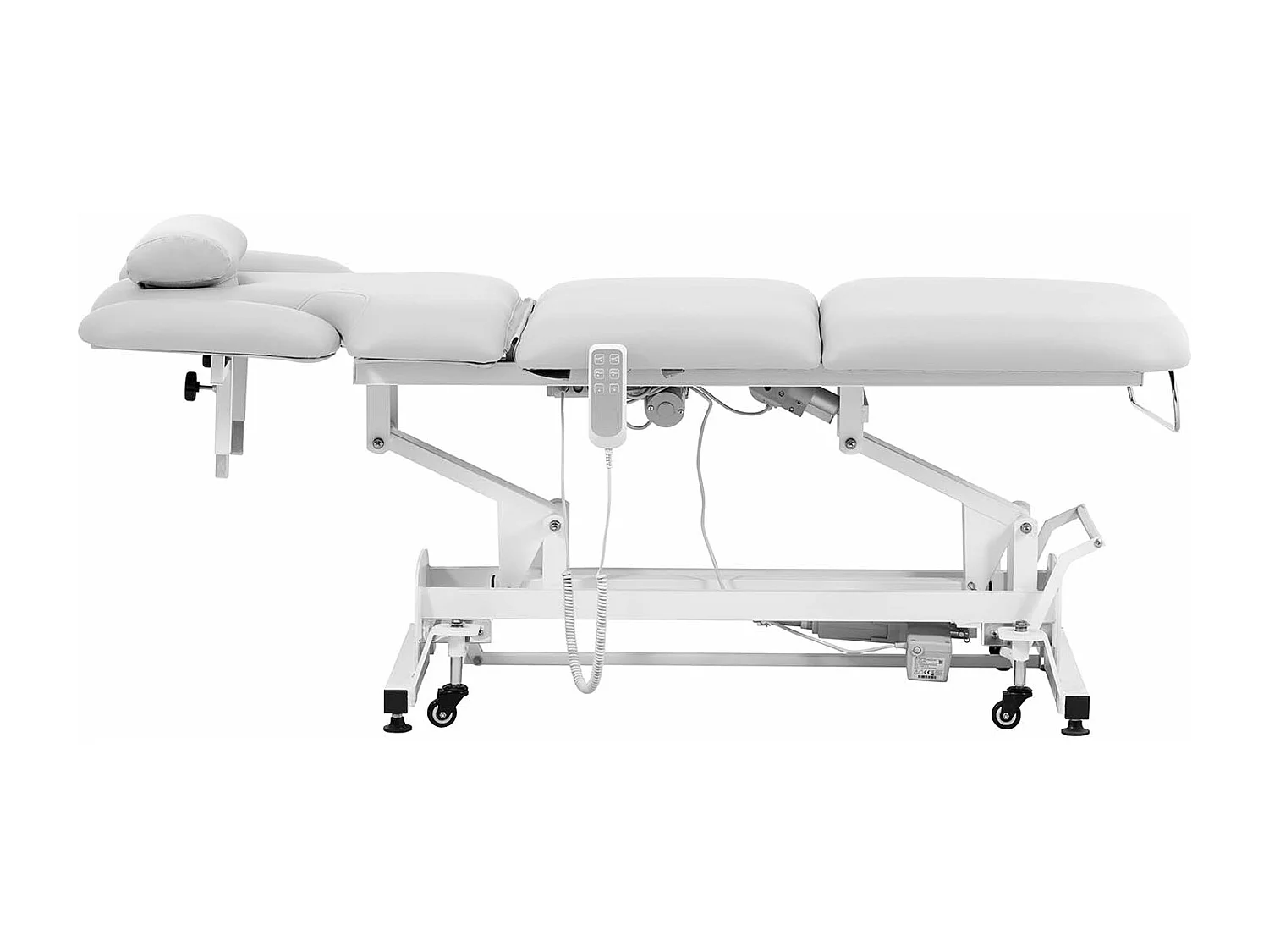 Table de massage professionnelle blanche 187 x 67.5 x 138 cm 14_0007753