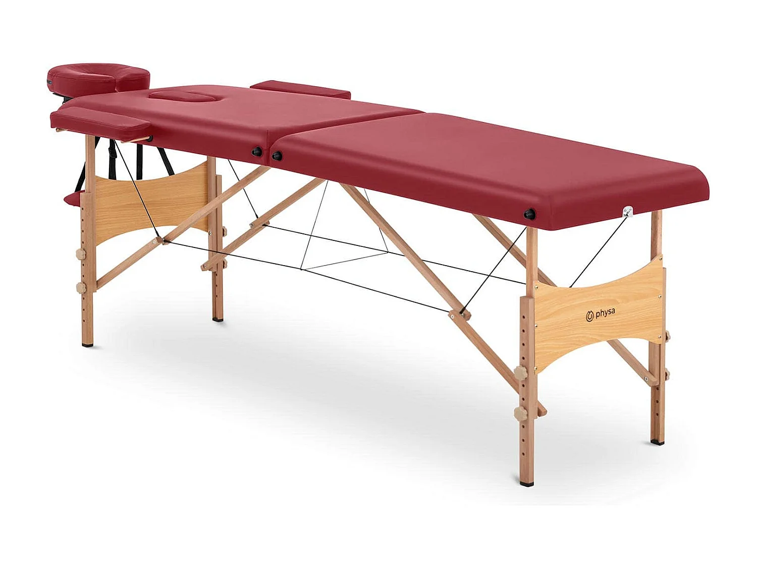 Table lit de massage PVC beige 208 x 81 x 89 cm 14_0007734