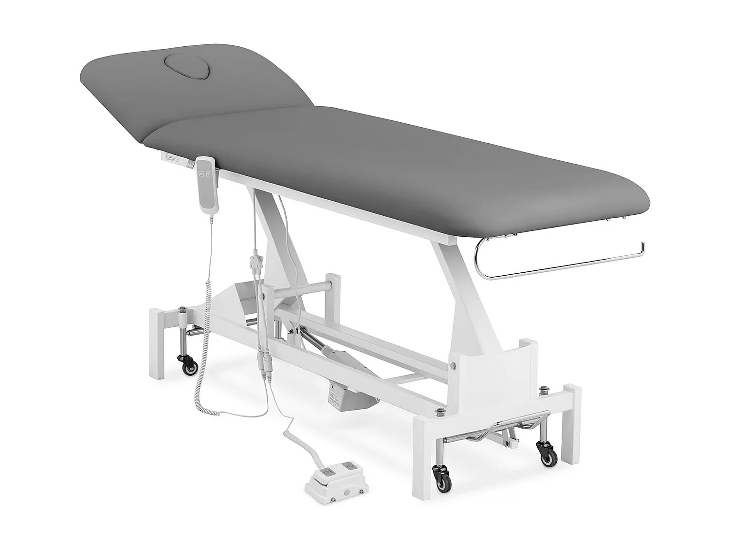 Lettino da massaggio - 1 motore - 200 kg - grigio bianco 14_0007758