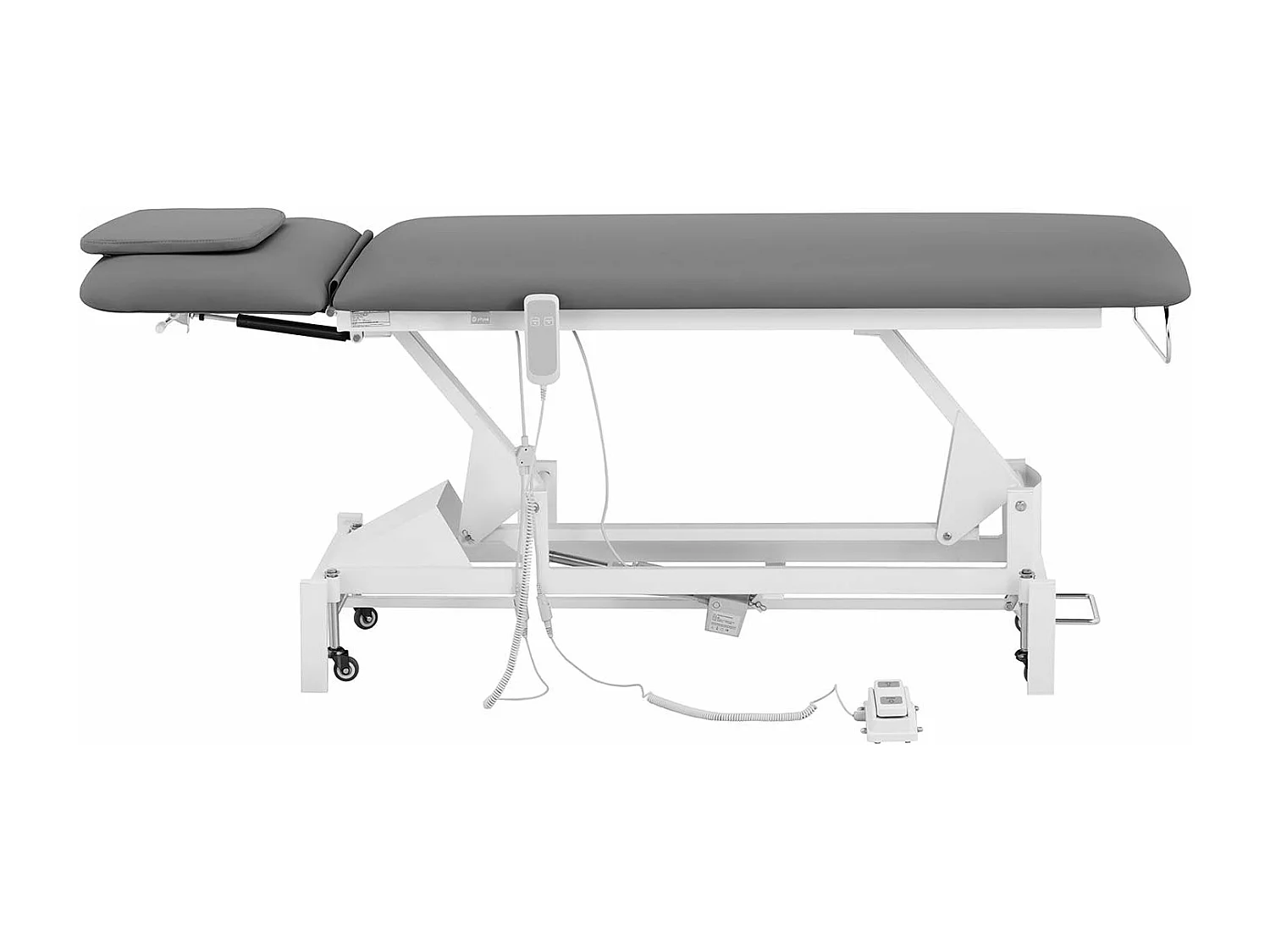 Lettino da massaggio - 1 motore - 200 kg - grigio bianco 14_0007758
