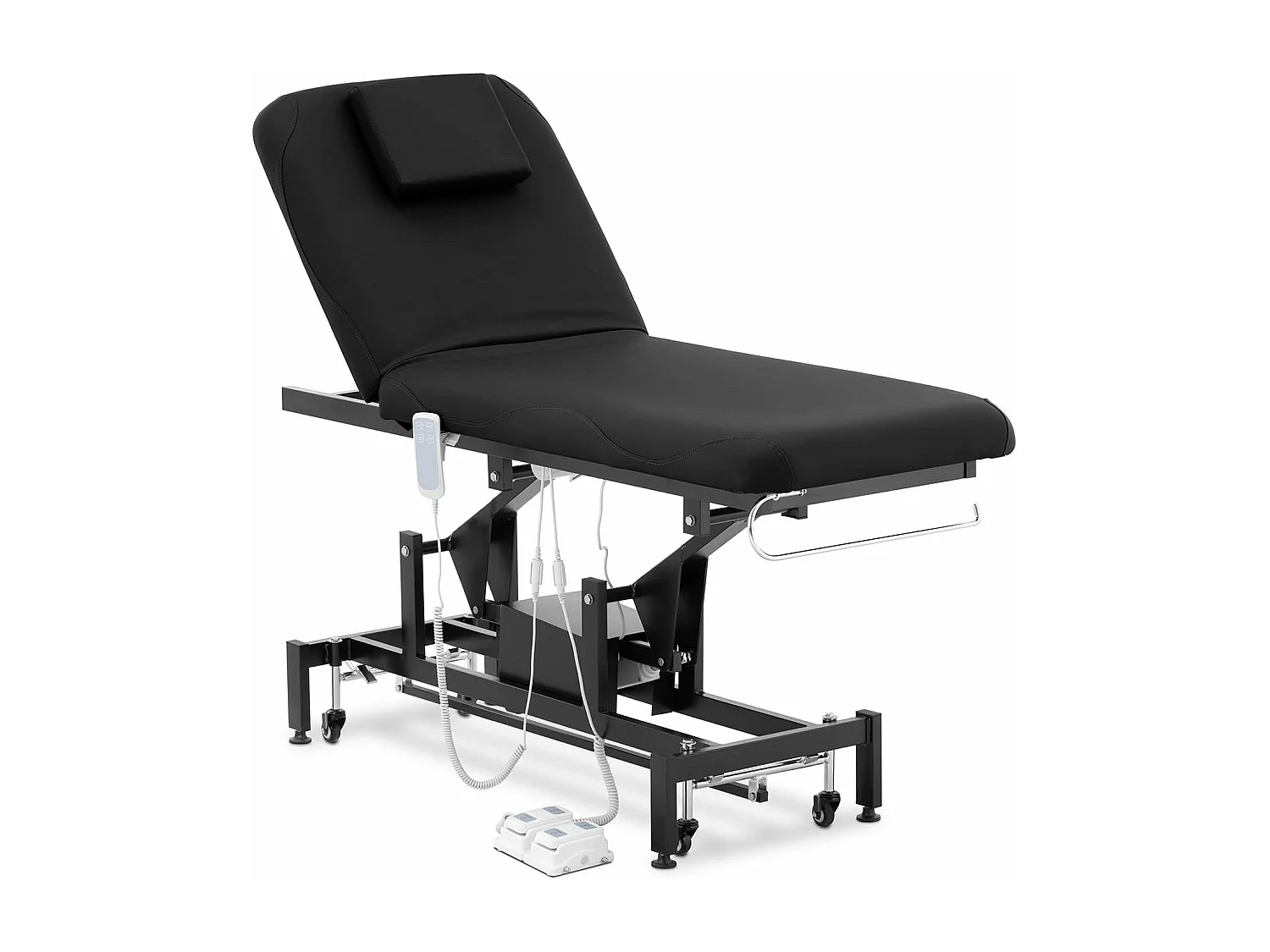 Table de massage professionnelle noire 186 x 71.5 x 145 cm 14_0007752