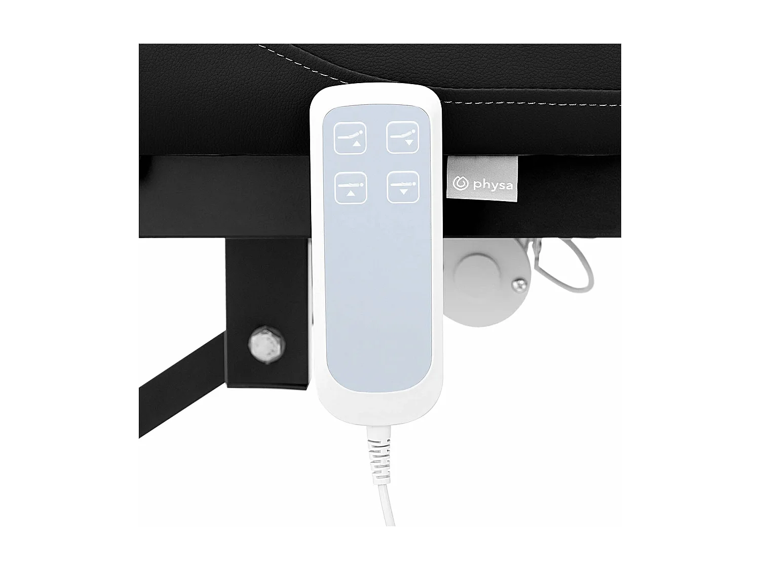 Table de massage professionnelle noire 186 x 71.5 x 145 cm 14_0007752