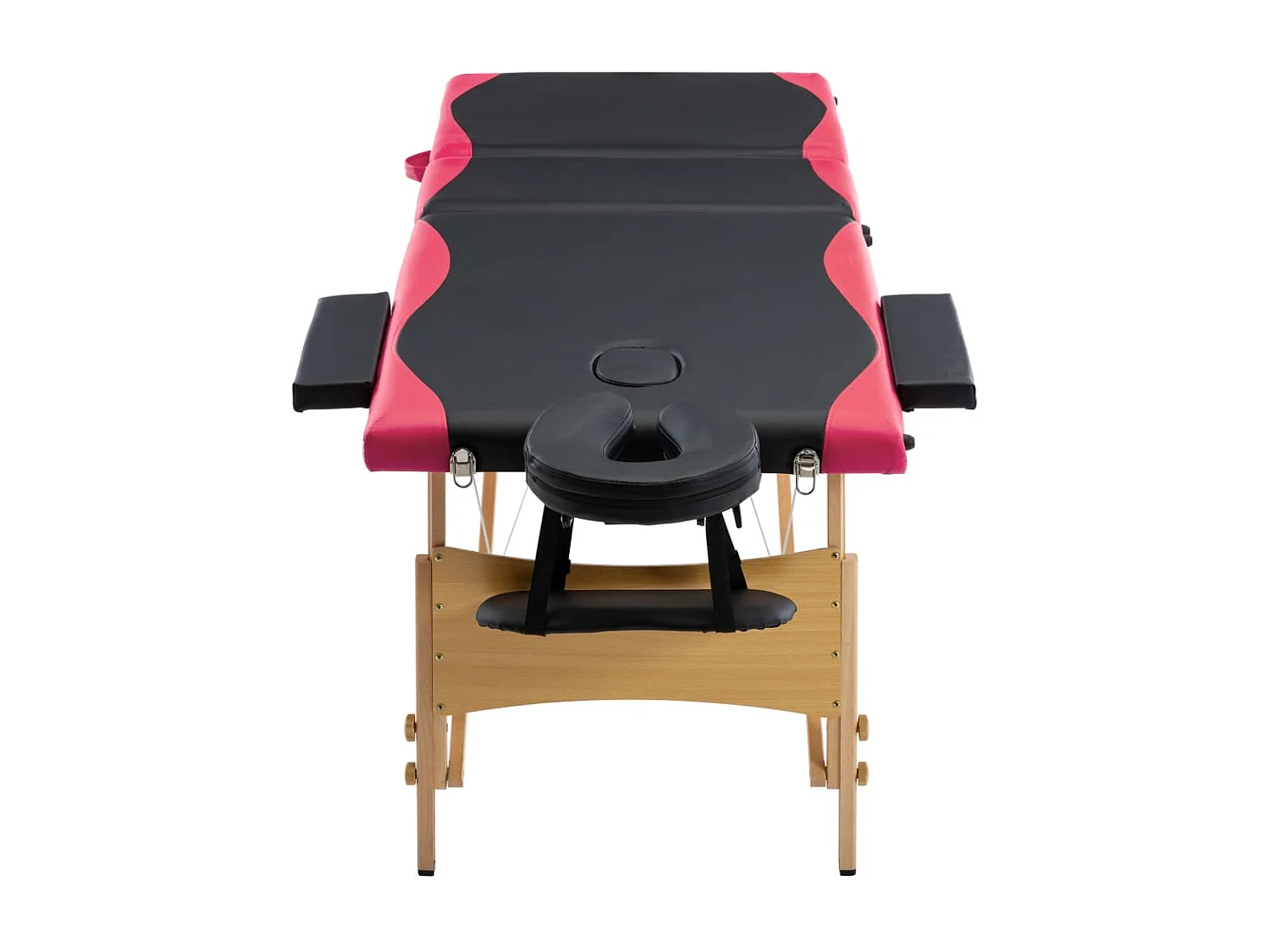 Table de massage pliable bois marron 191 x 70 x 59 cm 02_0001835