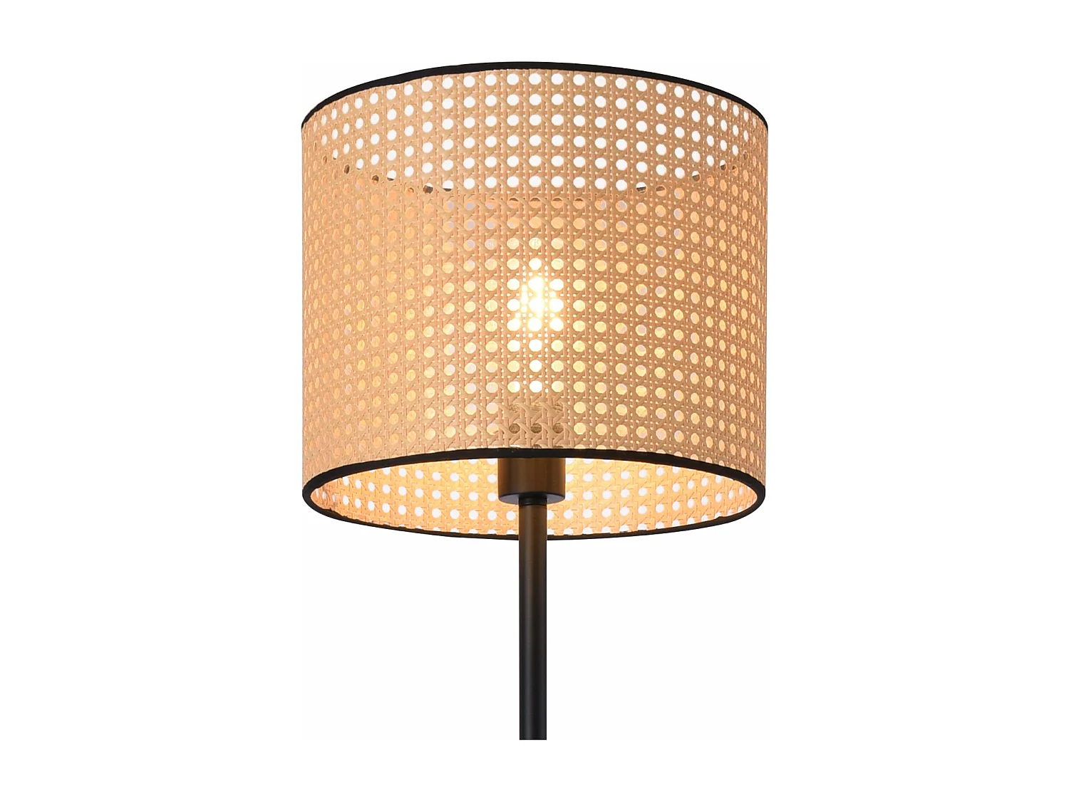 Piantana lampada lampada 154 x 30 cm nero beige 03_0007271