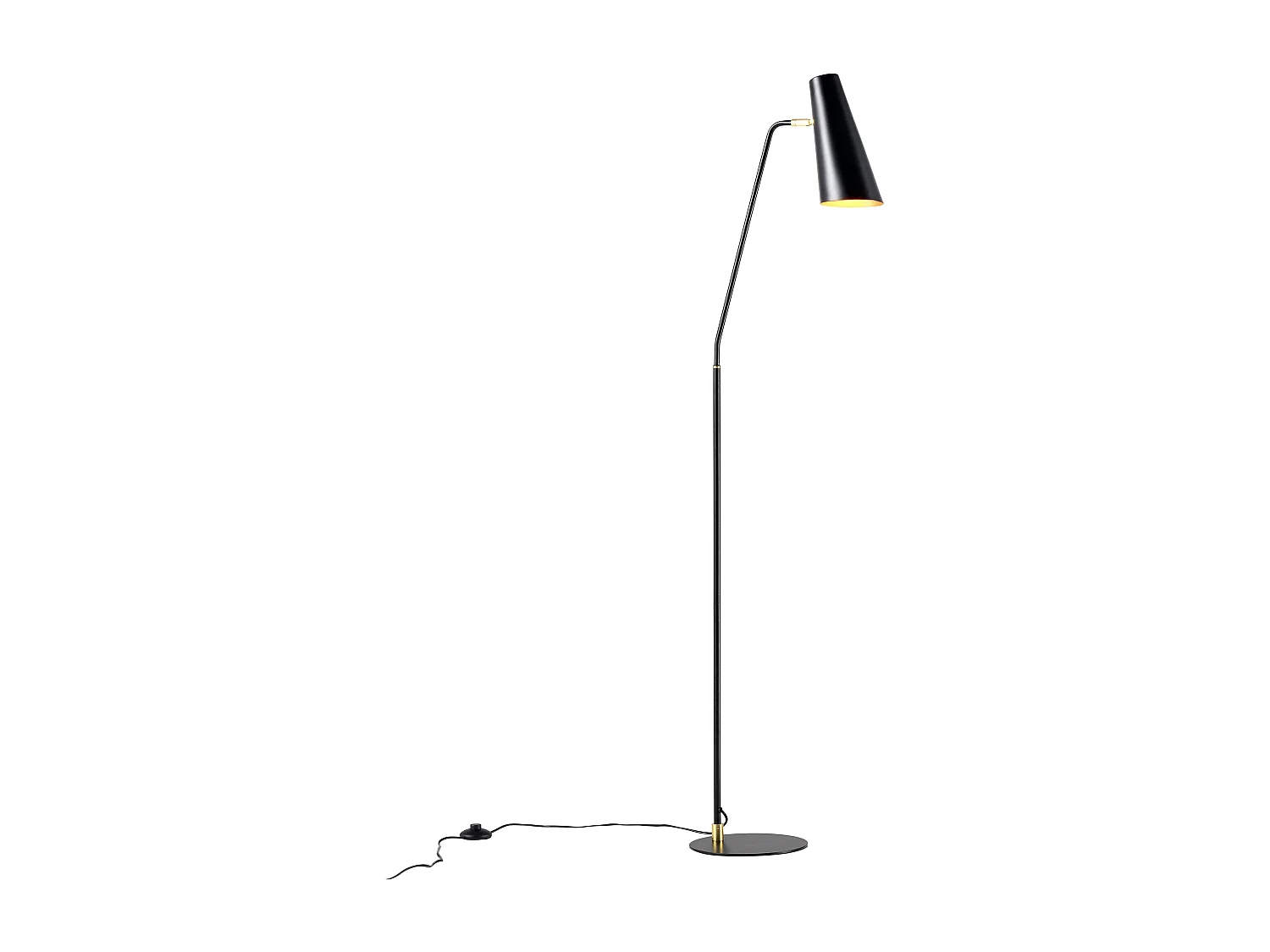 Lampadaire lampe lumière luminaire noire 25 x 25 x 160 cm 03_0007301