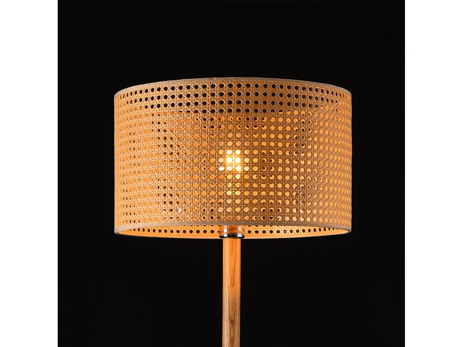 Lampada da terra lampada altezza 154 cm E27 giallo-marrone 03_0007309