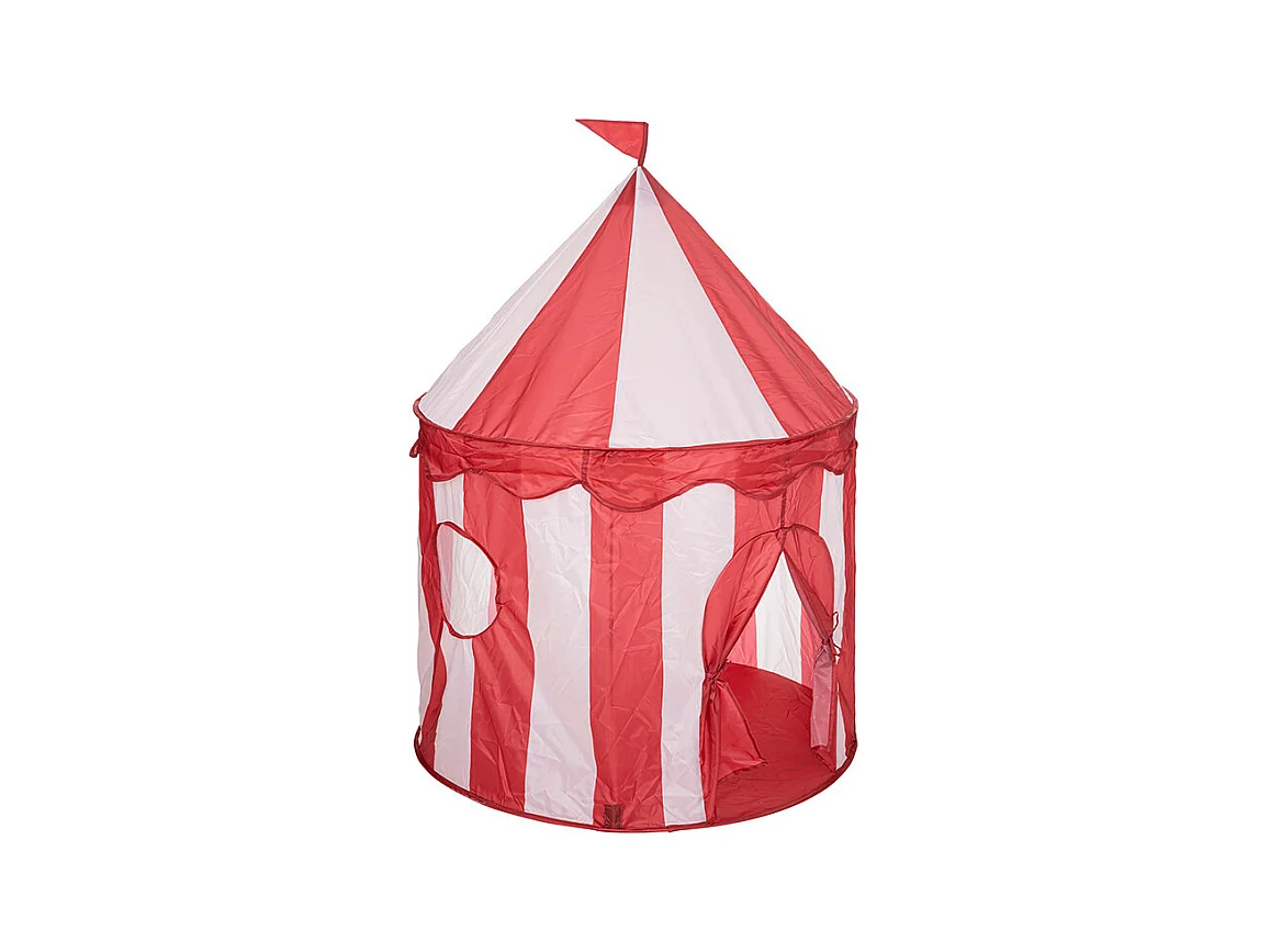 Tente Pop Up Enfant "Circus" 135cm Rouge