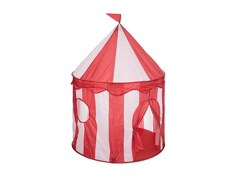 Tente Pop Up Enfant "Circus" 135cm Rouge