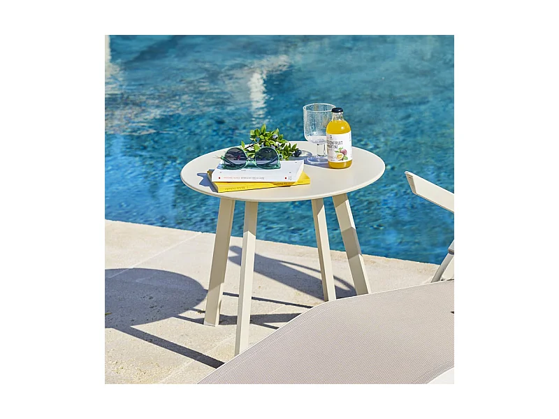 Table basse Saona D 50 cm argile Hespéride