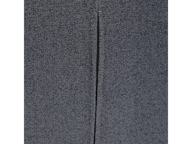 Fauteuil pivotant en Tissu Gris et pied en Acier