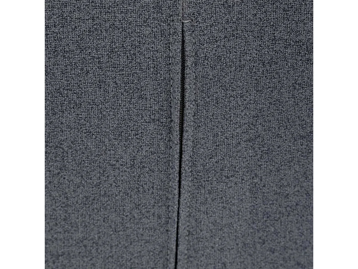 Fauteuil pivotant en Tissu Gris et pied en Acier