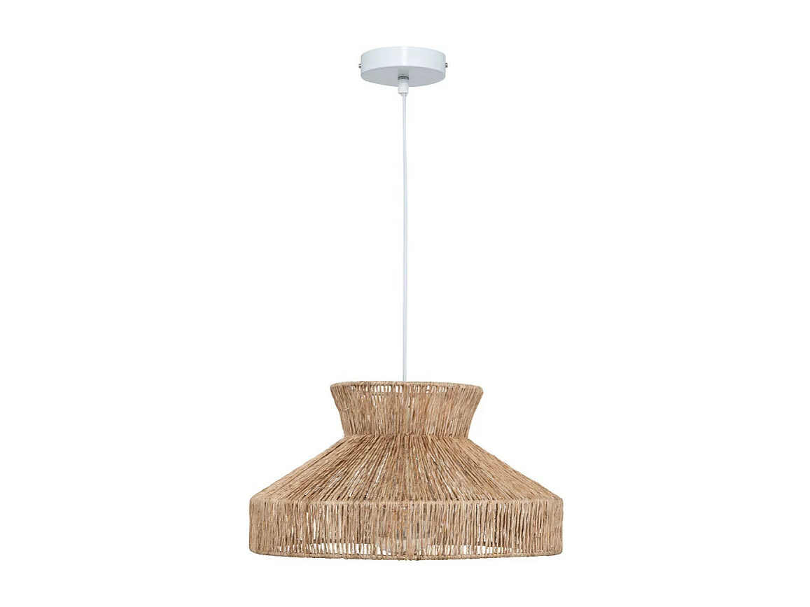 Lampe Suspension en Jute "Zelia" 38cm Naturel