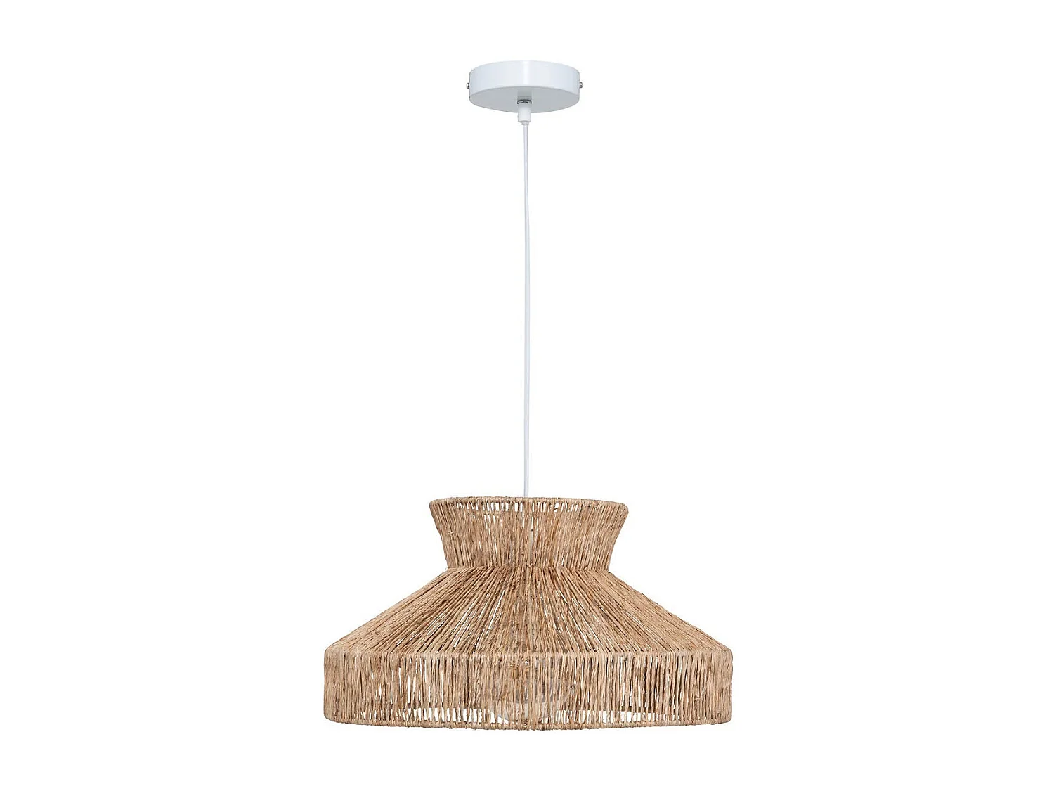 Lampe Suspension en Jute "Zelia" 38cm Naturel