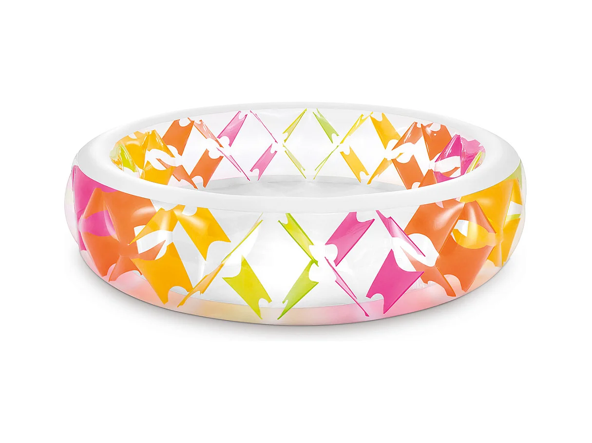 Piscine Gonflable Enfant "Croisillons" 229cm Multicolore