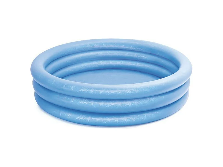 Piscine Gonflable Ronde "Cristal" 168cm Bleu