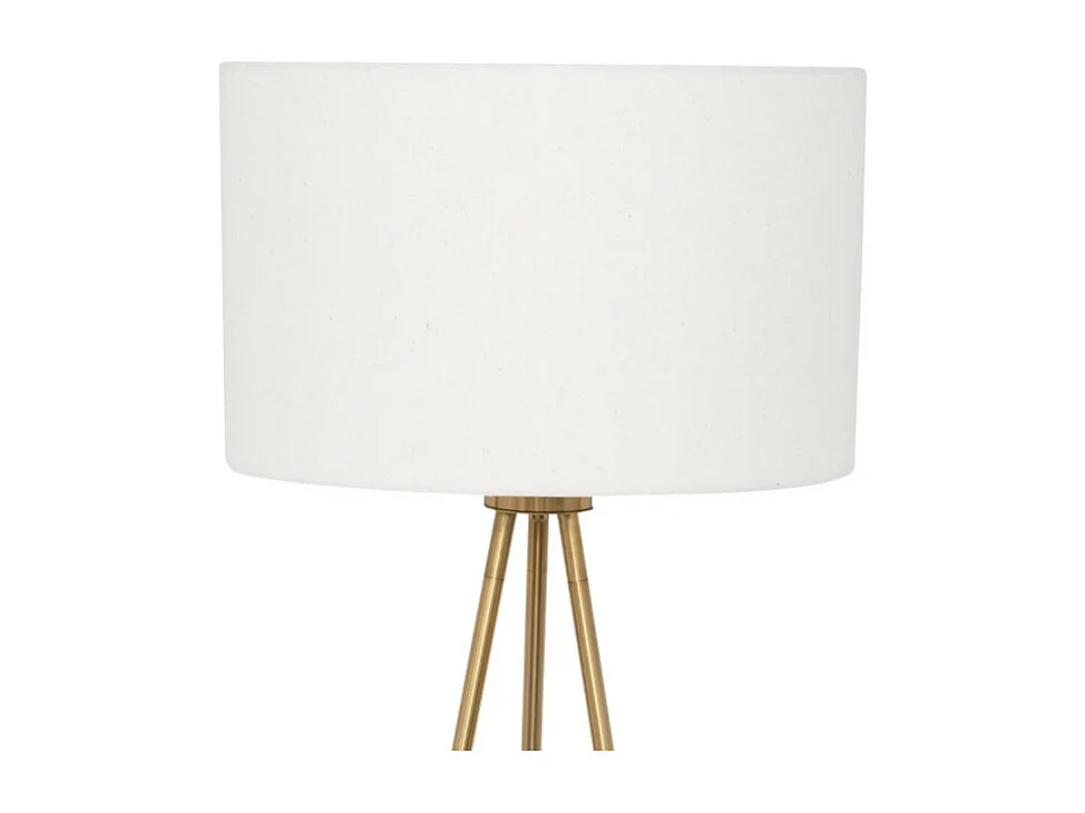 Lampadaire Trépied en Métal "Arthus" 163cm Doré
