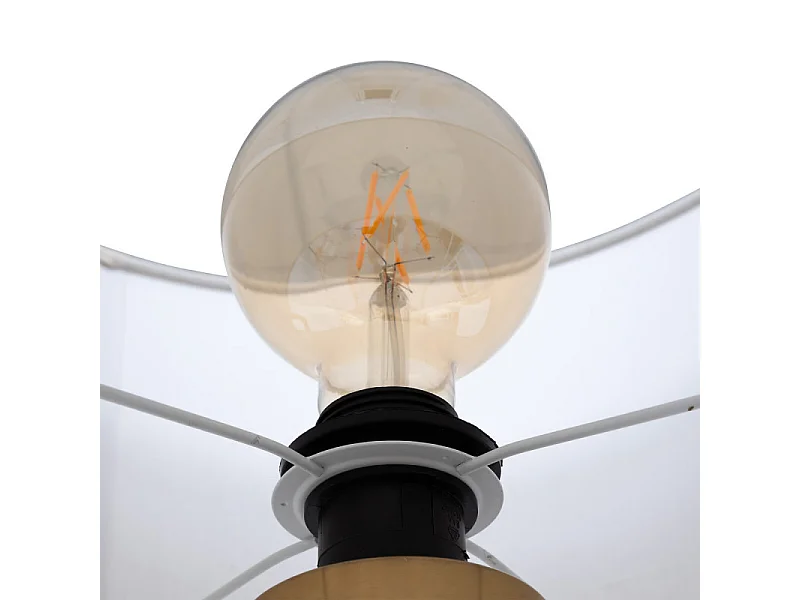 Lampadaire Trépied en Métal "Arthus" 163cm Doré